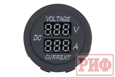 Вольтметр/амперметр РИФ 12В Вольтметр/амперметр РИФ 12В