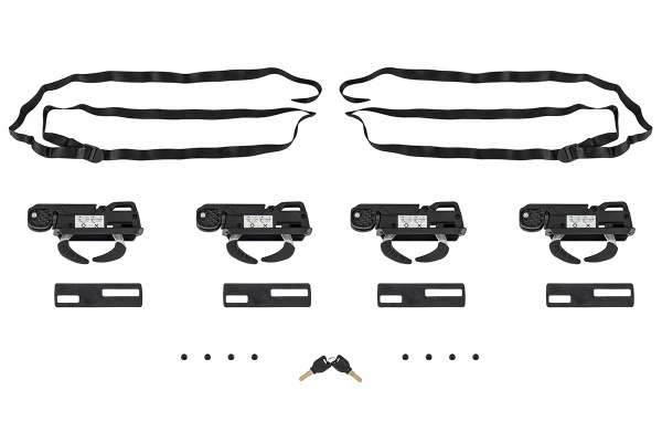 Бокс автомобильный на крышу Pentair COBRA 420L белый глянец, двусторонний