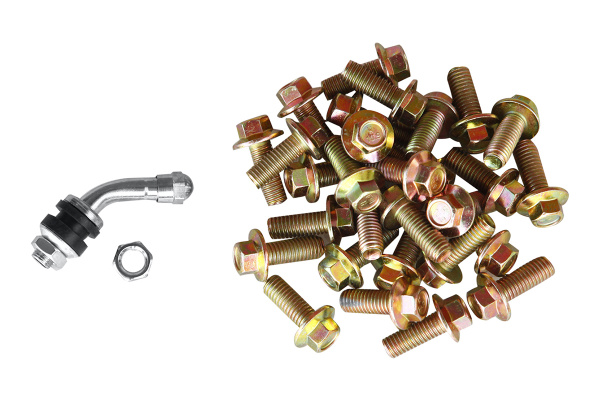 Диск усиленный УАЗ стальной черный 5x139,7 10xR15 d110 ET-44 с бедлоком (красный)
