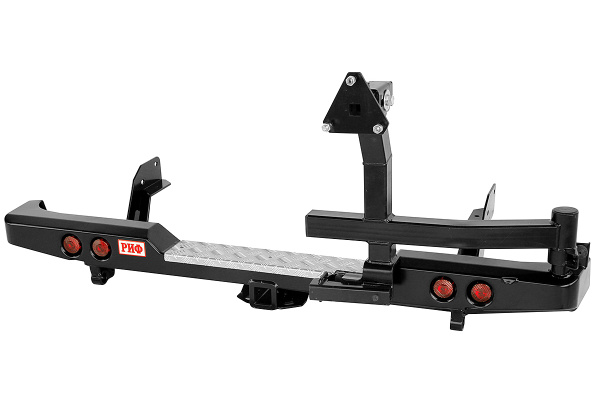 Бампер РИФ задний Mazda B2500/BT50/Ford Ranger T5 с квадратом под фаркоп, калиткой и фонарями Бампер РИФ задний Mazda B2500/BT50/Ford Ranger T5 с квадратом под фаркоп, калиткой и фонарями