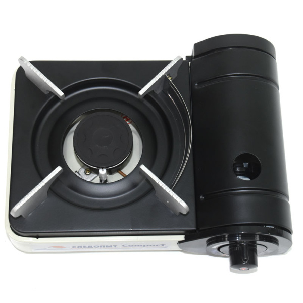 Плита газовая портативная СЛЕДОПЫТ Compact керамическая конфорка цанговый баллон Плита газовая портативная СЛЕДОПЫТ Compact керамическая конфорка цанговый баллон