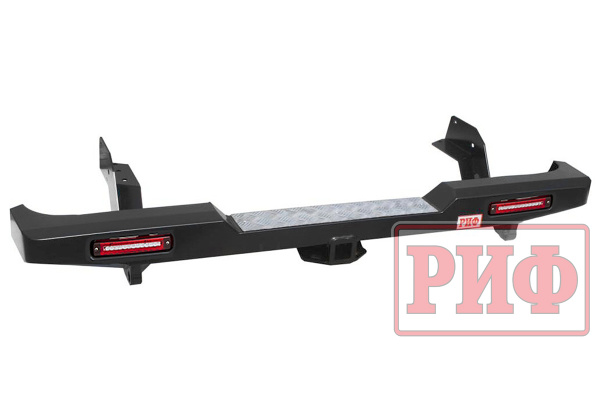 Бампер РИФ задний Ford Ranger T6 с фаркопом и фонарями Бампер РИФ задний Ford Ranger T6 с фаркопом и фонарями