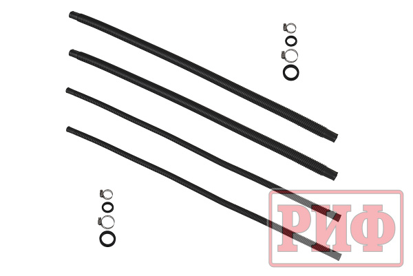 Крышка кузова РИФ для Foton Tunland G7/G9, роллета раздвижная с электроприводом 1587х1666 мм, алюминиевая, черная