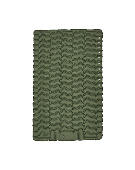 Коврик надувной Naturehike FC01 200х125х9,5 см, двойной, с насосом, зеленый