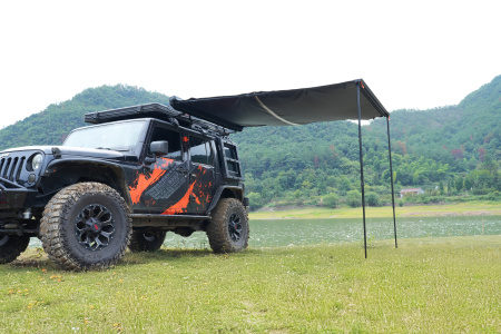 Маркиза автомобильная РИФ 2х2 м, черная Маркиза автомобильная РИФ 2х2 м, черная