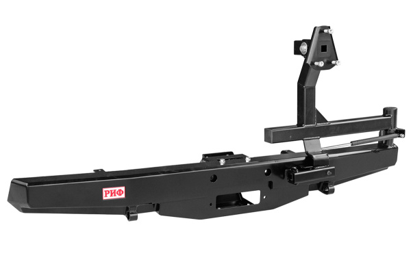 Бампер РИФ задний УАЗ Буханка с площадкой под лебедку и калиткой лифт