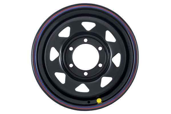 Диск усиленный Тойота Ниссан стальной черный 6x139,7 8xR16 d110 ET+30 (треуг. мелкий) Диск усиленный Тойота Ниссан стальной черный 6x139,7 8xR16 d110 ET+30 (треуг. мелкий)