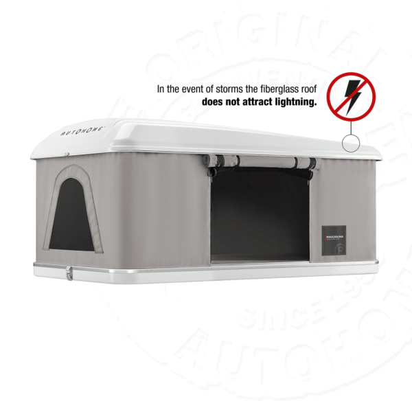 1 Палатка на крышу автомобиля AUTOHOME MAGGIOLINA AIRLANDER PLUS LARGE, серый тент, лестница 215 мм 1 Палатка на крышу автомобиля AUTOHOME MAGGIOLINA AIRLANDER PLUS LARGE, серый тент, лестница 215 мм