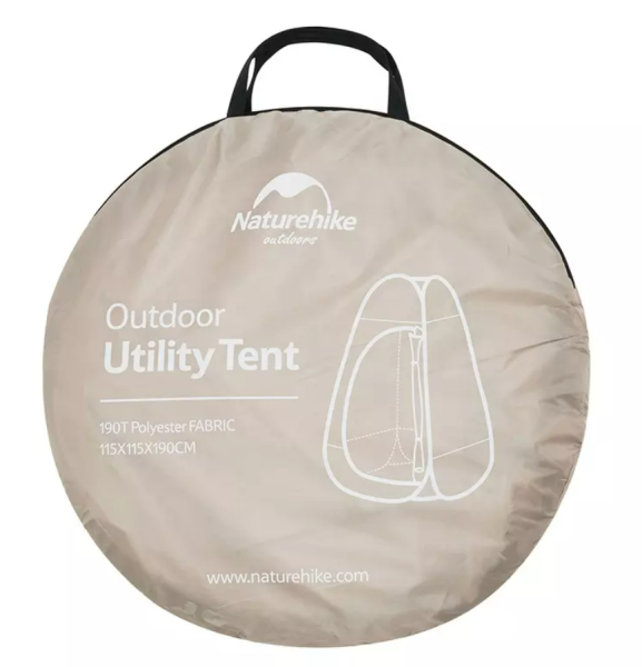 3 Палатка Naturehike быстрораскрываемая, душ-туалет, коричневый