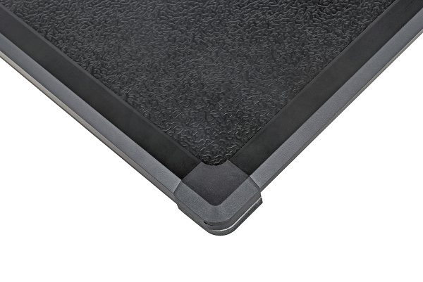 Крышка кузова РИФ для JAC T8 / Sollers ST8, трёхсекционная 1590х1600 мм, алюминиевая, черная