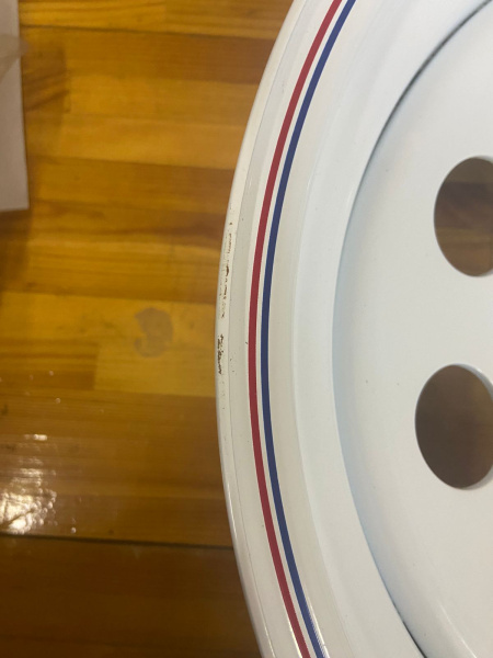 1 Диск усиленный Тойота Ниссан стальной белый 6x139,7 8xR17 d110 ET-10 (уценка) 1 Диск усиленный Тойота Ниссан стальной белый 6x139,7 8xR17 d110 ET-10 (уценка)