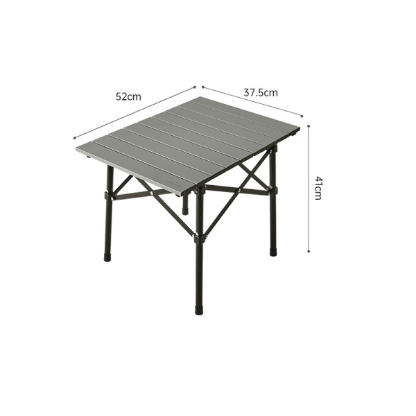 4 Стол туристический Naturehike Yamami Y01 складной,52х37,5х41 см, серый