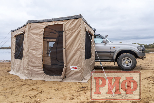 Стенки для комбинированной (прямоугольной с веерной частью) маркизы 2,5х2,5 м правые