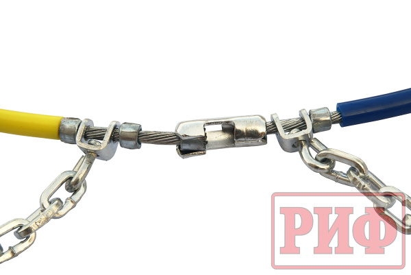 Цепи противоскольжения РИФ 4х4 "соты" 16 мм, 185/75R16 (к-т 2 шт.)