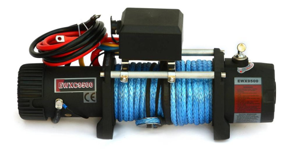 Лебёдка электрическая высокоскоростная 12V Runva 9500 lbs 4350 кг (кевлар) Лебёдка электрическая высокоскоростная 12V Runva 9500 lbs 4350 кг (кевлар)