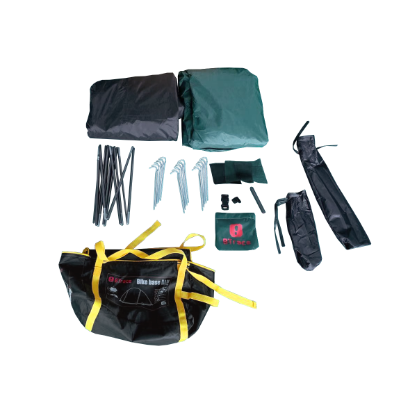 3 Палатка BTrace Bike base ALU (зеленая) 3 Палатка BTrace Bike base ALU (зеленая)