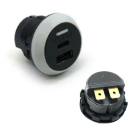 Розетка USB 5В/3,6А , PD Розетка USB 5В/3,6А , PD