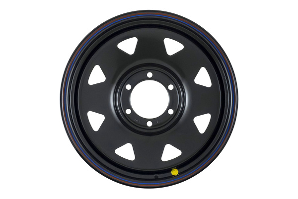 Диск усиленный Тойота Ниссан стальной черный 6x139,7 8xR18 d110 ET+30 (треуг.)