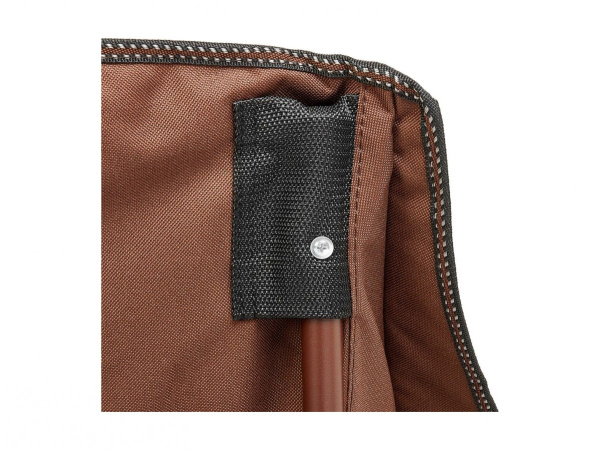 Кресло NISUS складное (коричневый) 120 кг.