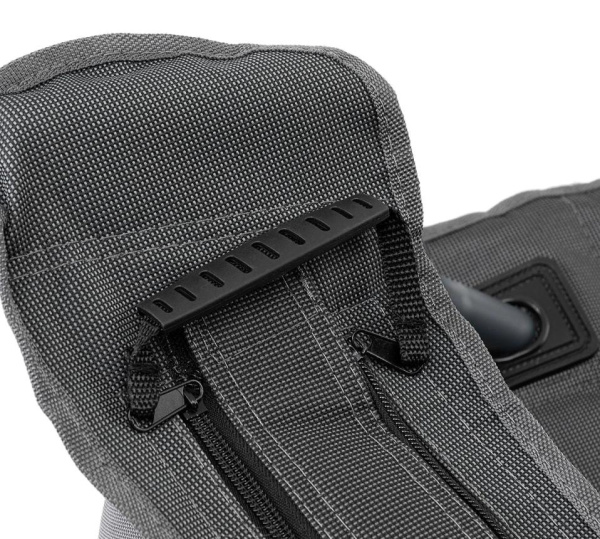 Кресло NISUS складное серое 150 кг.