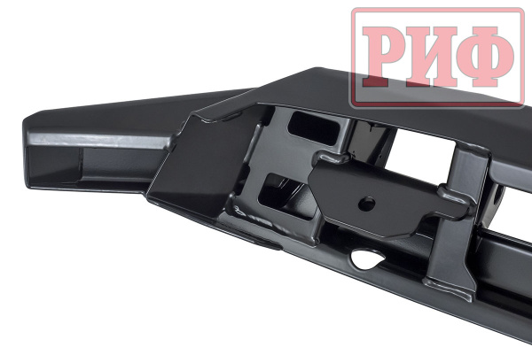 Бампер РИФ силовой передний Renault Duster 2021+ с квадратом под  фаркоп и защитой радиатора Бампер РИФ силовой передний Renault Duster 2021+ с квадратом под  фаркоп и защитой радиатора