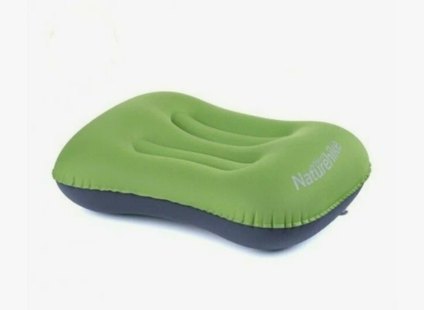 Подушка туристическая надувная Naturehike 42x32x11см, зеленая Подушка туристическая надувная Naturehike 42x32x11см, зеленая