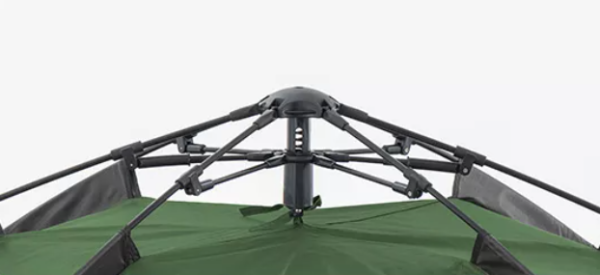 4 Палатка Naturehike 4-местная, автоматическая, зеленая