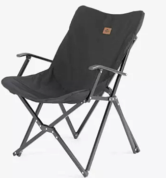 Кресло туристическое Naturehike складное, черное, до 120 кг