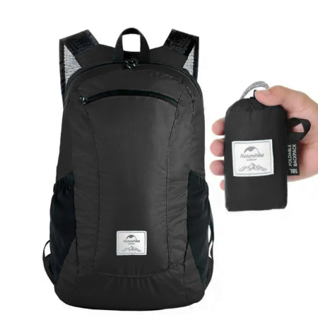 2 Рюкзак Naturehike 18L, черный 2 Рюкзак Naturehike 18L, черный