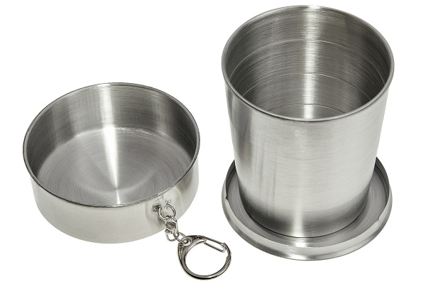 Стакан складной TOURIST,"Дружба" 250 мл, нержавенющая сталь