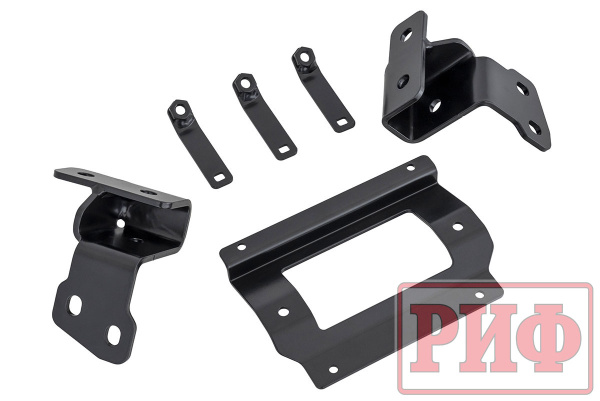 Площадка РИФ под лебёдку в штатный бампер Mitsubishi Pajero IV