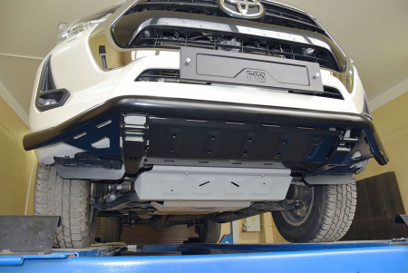 Бампер РИФ силовой передний Toyota Hilux 2020+ (устанавливается только с площадками RIFREV-30000/RIFREV-30001)