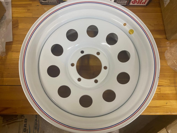 3 Диск усиленный Тойота Ниссан стальной белый 6x139,7 8xR17 d110 ET-10 (уценка) 3 Диск усиленный Тойота Ниссан стальной белый 6x139,7 8xR17 d110 ET-10 (уценка)