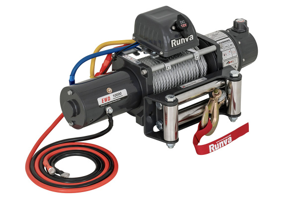 Лебёдка электрическая двухскоростная 12V Runva EWD10000S 4500 кг