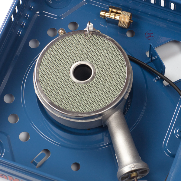 3 Плита газовая NaMilux NA-P4075PF (с переходником), цанговый/бытовой баллон