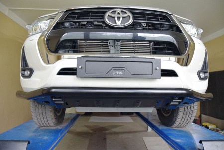 Бампер РИФ силовой передний Toyota Hilux 2020+ (устанавливается только с площадками RIFREV-30000/RIFREV-30001)