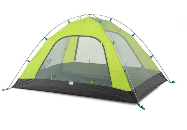 2.Палатка Naturehike P-Series 3-местная, алюминиевый каркас, зеленая