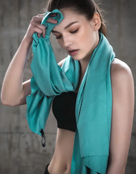 4 Полотенце кемпинговое Naturehike MJ02, 128х80 см, бирюзовое 4 Полотенце кемпинговое Naturehike MJ02, 128х80 см, бирюзовое