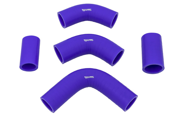 Патрубки радиатора УАЗ-469/452 Буханка  дв.4215 (100л.с.) силикон.армир.(5 шт) Патрубки радиатора УАЗ-469/452 Буханка  дв.4215 (100л.с.) силикон.армир.(5 шт)