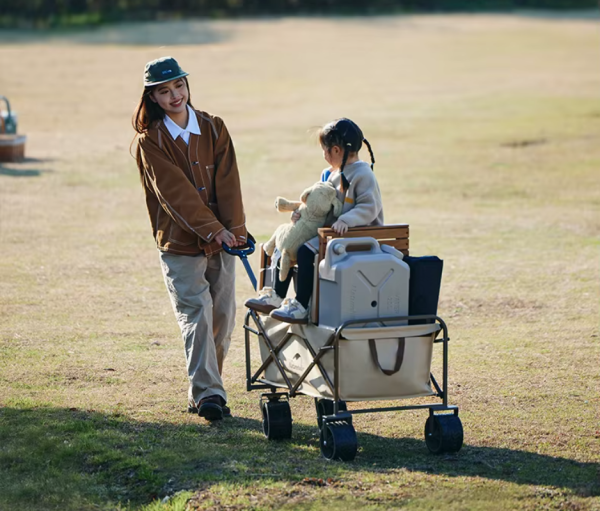 Тележка туристическая Naturehike Light 89х50х106 см, 90 л, коричневая