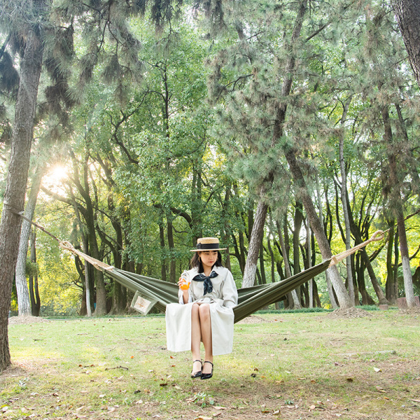 2 Гамак Naturehike, туристический, хлопковый, зеленый 2 Гамак Naturehike, туристический, хлопковый, зеленый