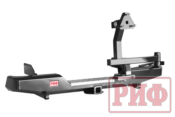 Бампер РИФ силовой задний Toyota Hilux 1983-1997 с квадратом под фаркоп и калиткой Бампер РИФ силовой задний Toyota Hilux 1983-1997 с квадратом под фаркоп и калиткой