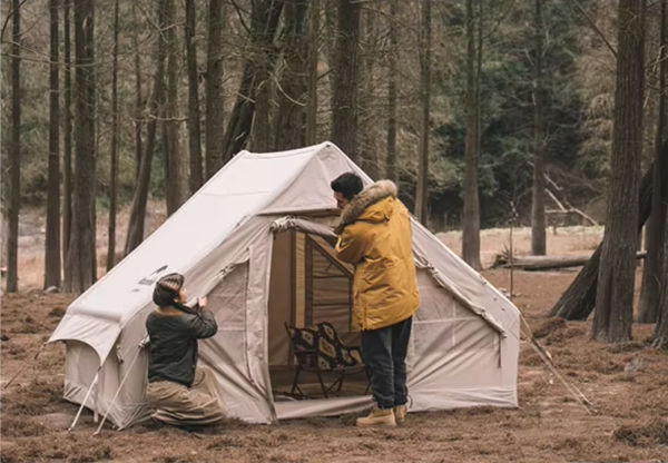 Палатка Naturehike надувная Extend Air 6,3 , цвет песочный