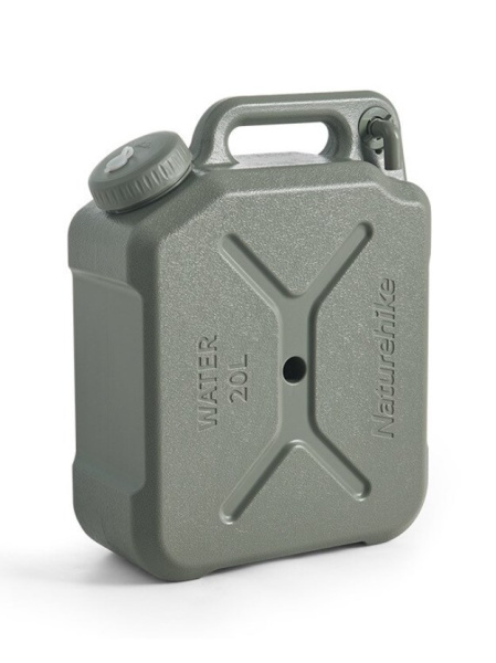 Канистра кемпинговая, 20 л. для непитьевой воды, зеленая Канистра кемпинговая, 20 л. для непитьевой воды, зеленая