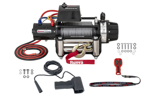Лебёдка электрическая 12V Runva 11000 lbs 5000 кг (влагозащищенная) Лебёдка электрическая 12V Runva 11000 lbs 5000 кг (влагозащищенная)