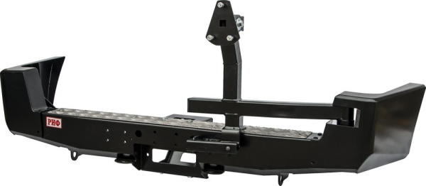 Бампер РИФ задний УАЗ Патриот с площадкой под лебедку и калиткой лифт Бампер РИФ задний УАЗ Патриот с площадкой под лебедку и калиткой лифт