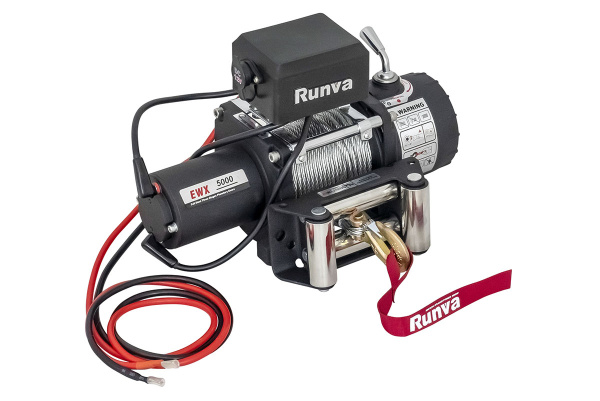 Лебёдка электрическая 12V Runva 5000  lbs 2268 кг Лебёдка электрическая 12V Runva 5000  lbs 2268 кг