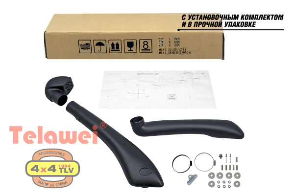 Шноркель Telawei для Toyota Hilux 2015+ 2.8TD Шноркель Telawei для Toyota Hilux 2015+ 2.8TD