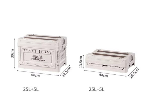 2 Ящик туристический Naturehike 25+5 л, трансформер, со столешницей, бежевый 2 Ящик туристический Naturehike 25+5 л, трансформер, со столешницей, бежевый