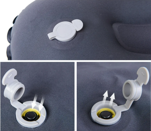 3 Подушка туристическая надувная Naturehike 42x32x11см, оранжевая 3 Подушка туристическая надувная Naturehike 42x32x11см, оранжевая